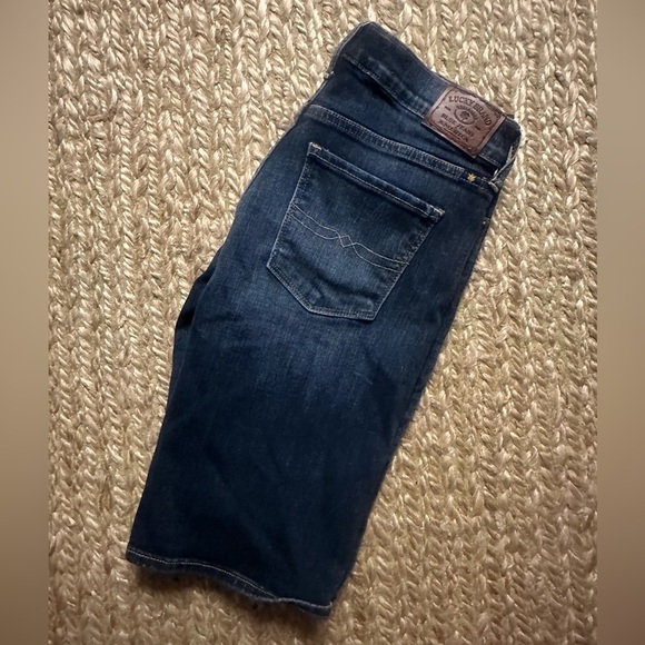 Lucky Brand Bermuda Denim Shorts - Dark Wash  0/25 - Picture 1 of 5